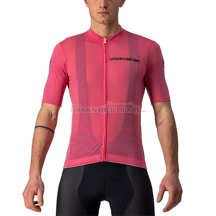 Abbigliamento Ciclismo Giro d'Italia Manica Corta 2021 Rosa